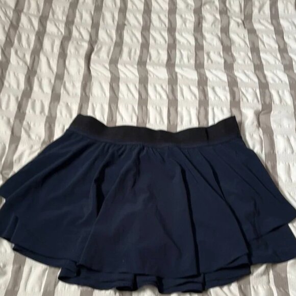 Lululemon Court Rival Navy Tennis Pickleball skirt (regular) - Picture 3 of 15